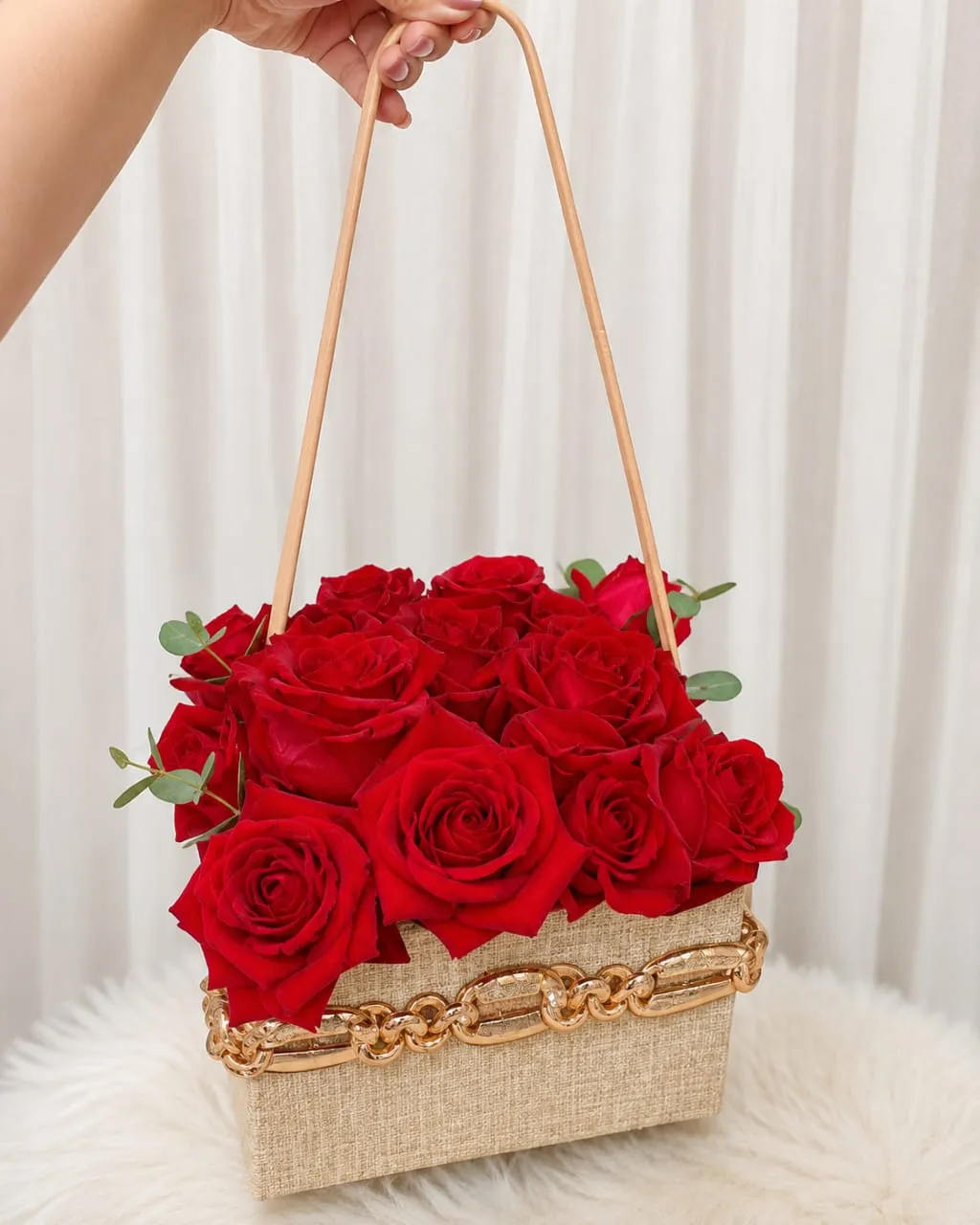 Box Glamour Rosas Vermelhas