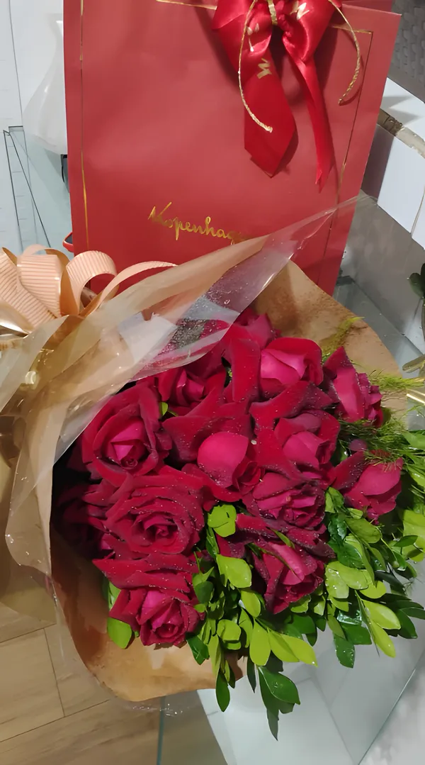 Kit Rosas e Chocolate